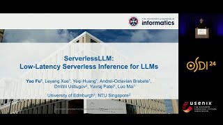 OSDI 24  ServerlessLLM LowLatency Serverless Inference for Large Language Models [upl. by Nixon]