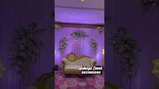 Best Wedding Stage Backdrop Decoration Ideas Reception Decoration  Pune shorts wedding [upl. by Iramat361]