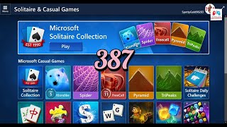 Solving Microsoft Solitaire FreeCell Nos 387  Ultimate Strategy Guide [upl. by Giarc]