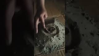 Sand tutorial short new trending satisfying shortsfeed artcement crumbling [upl. by Lettie486]