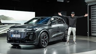 My First Look At The Audi Q6 etron Tech Specs Quick Tour amp First Drive [upl. by Hen629]