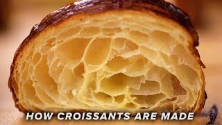 How Croissants Are Made • Tasty [upl. by Cloots69]