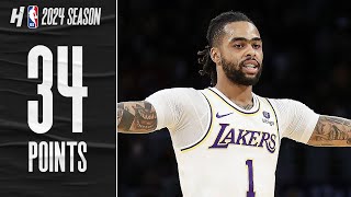 DAngelo Russell PUTS ON A SHOW 34 PTS amp 8 AST vs Blazers 🔥 FULL Highlights [upl. by Auqenat834]