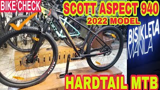 SCOTT ASPECT 9402022 MODEL HARDTAIL MTBBISIKLETA MANILA [upl. by Aihtyc]