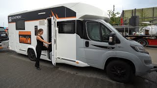 Wohnmobil Chausson 778 mit 2x Hubbett kmplGaslos Waschmaschine Induktion Smart Lader Farblaser [upl. by Ring]