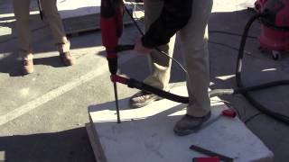 Hilti Hollow Drill Bit at World of Concrete 2013 [upl. by Anilrahc]