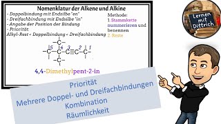 Nomenklatur der Alkene und Alkine [upl. by Gavette]