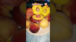 peachesfruit summer cuttingskills heartofcooking [upl. by Mehcanem]