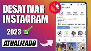 COMO DESATIVAR O INSTAGRAM [upl. by Boucher465]