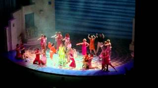 Mamma Mia LIVE In Tel Aviv 2015  Dancing Queen amp Waterloo Show Ending [upl. by Portingale]