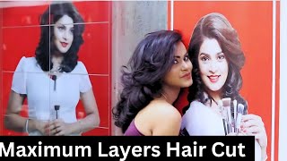 Face Framing Hair Cut with lots of Layers Jas Sir From Sam and Jas Hair Academy Mumbai 9920537343 [upl. by Karrie]