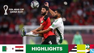 Algeria v Egypt  FIFA Arab Cup Qatar 2021  Match Highlights [upl. by Iram]