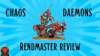 Chaos Daemons Rendmaster Review  10th Edition Index [upl. by Vander389]