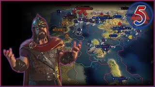 Civilization VI Norway EP5 Leave No Tile Unpillaged [upl. by Bronder73]