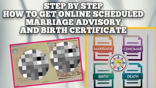 MARRIAGE ADVISORY AND BIRTH CERTIFICATE ONLINE SCHEDULE PSA MAIN [upl. by Airtina]