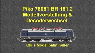 Piko 51341 BR 1812 Produktvorstellung und Umbau auf ESU Lokpilot V4 [upl. by Oirifrop]