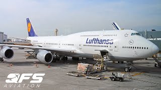 Lufthansa  747 8  First Class  Frankfurt FRA to Chicago ORD  TRIP REPORT [upl. by Anidem]