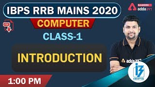 Introduction Class1  Computer Awareness for IBPS RRB POClerk Mains 2020 [upl. by Onateyac]