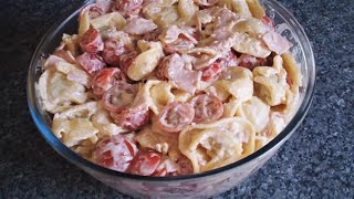 SAŁATKA Z TORTELLINI  PYSZNA TANIA I SZYBKA [upl. by Leasim436]