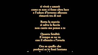 Rachele Bastreghi  Il Ritorno Testo Lyric video [upl. by Ollehcram]