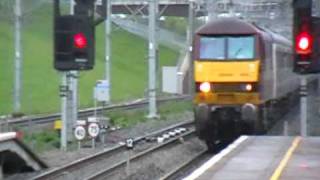 ScotRail Sleeper passing Milton Keynes [upl. by Llednik]