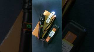 Worlds brightest flashlight 2000x zooming mini powerful torch 🔦 [upl. by Ettennig714]