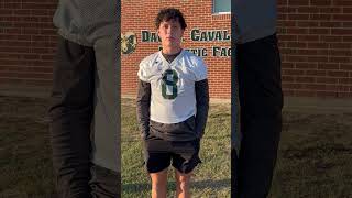 Acadianas Caden DiBetta is ready to make a run in the playoffs highschoolfootball espn football [upl. by Col207]