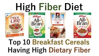 Breakfast Cereals Having High Dietary Fiber Content [upl. by Justina]