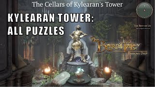 Kylearans Tower All puzzles solution Bards tale 4 [upl. by Maice]