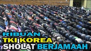 Reaksi quotOrang Korea Melihat Ribuan TKI Sholat Berjamaah [upl. by Groves]