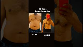 60 days transformation  Natural wait amp fat loss Gym  Fitness motivation YedukondaluGangisetty [upl. by Rettke]