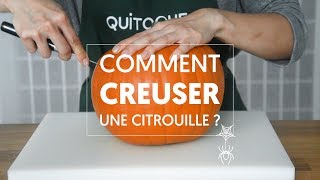 Comment creuser une citrouille [upl. by Aliekahs]