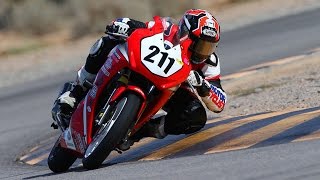 Honda CBR300R Racebike Breaks Lap Record At Chuckwalla  ONBOARD GOPRO VIDEO [upl. by Aelhsa898]