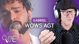 Vocal Coach REACTION amp ANALYSIS 🎧 Gabriel Henrique 🎙️ Something Beautiful LIVE 🎶 [upl. by Dene]