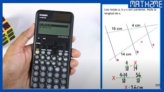 10 ejercicios de Proporcionalidad  función Ratio en Casio Fx 991cw [upl. by Notnirt]