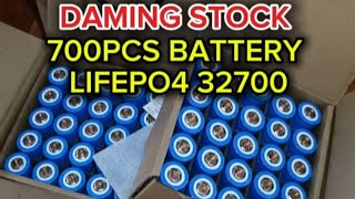 Legit brand new battery ba hanap Nyo ito na 700pcs LDGREEN BATTERY lifepo4 32700 [upl. by Adnilram]