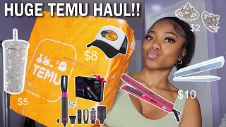 HUGE TEMU HAUL 15 ITEMS  Beauty Electronics Accessories  More [upl. by Hazard]