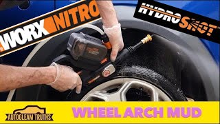 Worx Hydroshot Nitro 56bar How Much Mud Can It Handle [upl. by Avik]