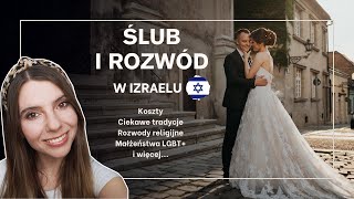 ŚLUB i ROZWÓD w Izraelu  jak to wygląda i ile kosztuje wesele slub izrael ciekawostki rozwód [upl. by Paff400]