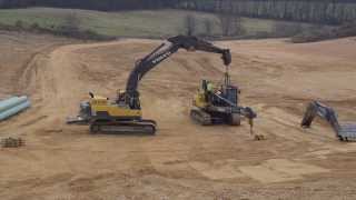 Convert a Volvo pipelayer PL3005D to an excavator a time laps [upl. by Lyndell237]