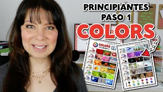 PASO 1  PRINCIPIANTES LOS COLORES EN INGLÉS  COLORS IN ENGLISH FOR BEGINNERS [upl. by Kary479]