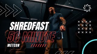 50 MIN SHREDFAST KETTLEBELL METCON50 FREE WORKOUT [upl. by Oimetra]