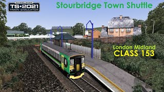 Stourbridge Shuttle  Class 153  Train Simulator 2021 [upl. by Natsreik508]