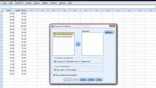 SPSS Tutorial Correlation and Regression [upl. by Arehsat]