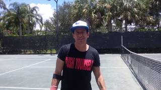 how to sweep a clay tennis court best way fastest quickest most efficient har tru court tennis hack [upl. by Ela640]