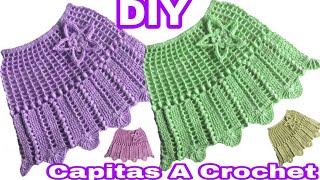 Capita para INVIERNO tejidas a crochet Paso A Paso [upl. by Onibas69]