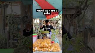 Panipuri vala VS MBA student  Vimal Gupta  funnyvideo panipuri foodie foodlover [upl. by Alehtse123]