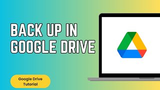 How to Back UP in Google Drive [upl. by Cunningham]