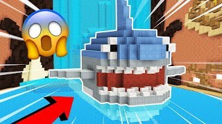 ¡EL TIBURÓN LEGENDARIO QUE JAMÁS QUERRÁS VER EN MINECRAFT 😱 MINECRAFT BUILD BATTLE 17 [upl. by Ahsaela]