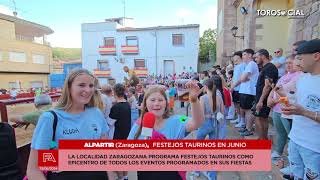 FESTEJOABIERTO  Tarde de vacas en Alpartir Zaragoza 23062024 Ganadería Javier Soria [upl. by Muscolo]